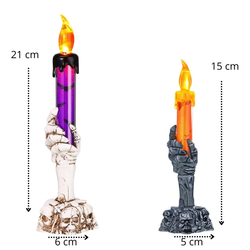 Bougie Halloween Lumière Hantée