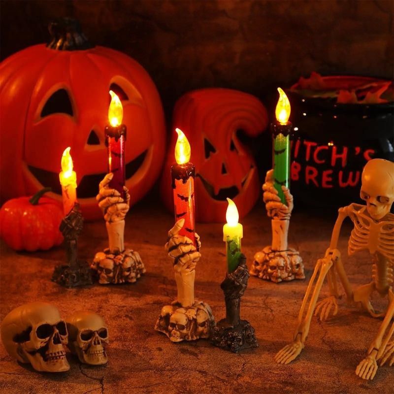 Bougie Halloween Lumière Hantée
